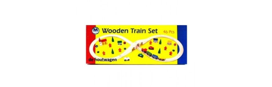 houten treinbaan set